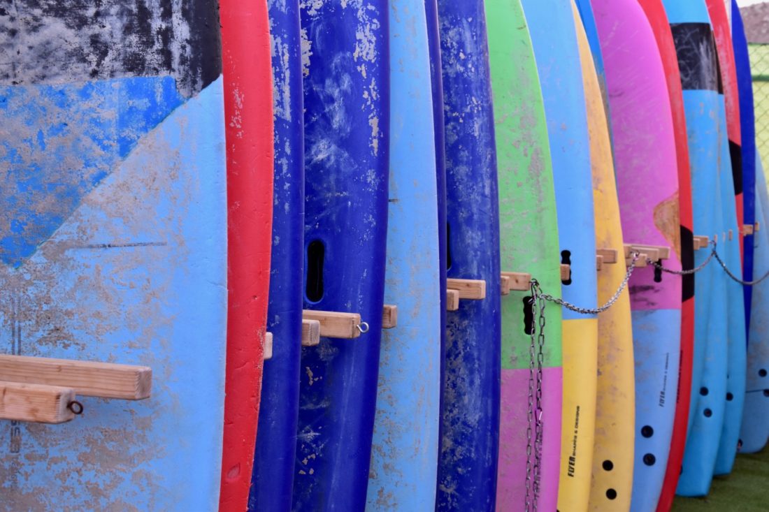 Beginner Surfboards Rack